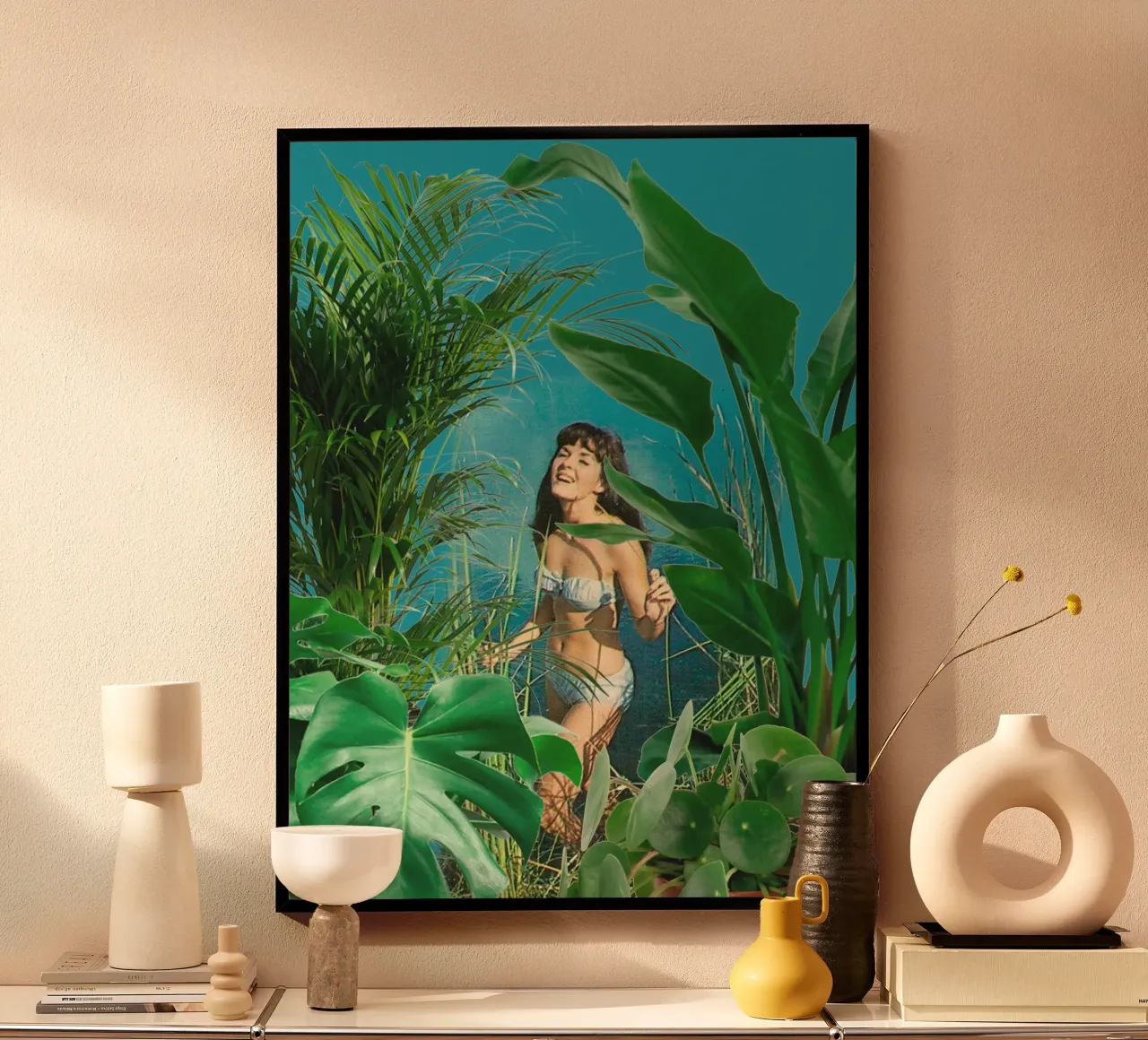 Jane of the Jungle poster con telaio in alluminio da MsGonzalez