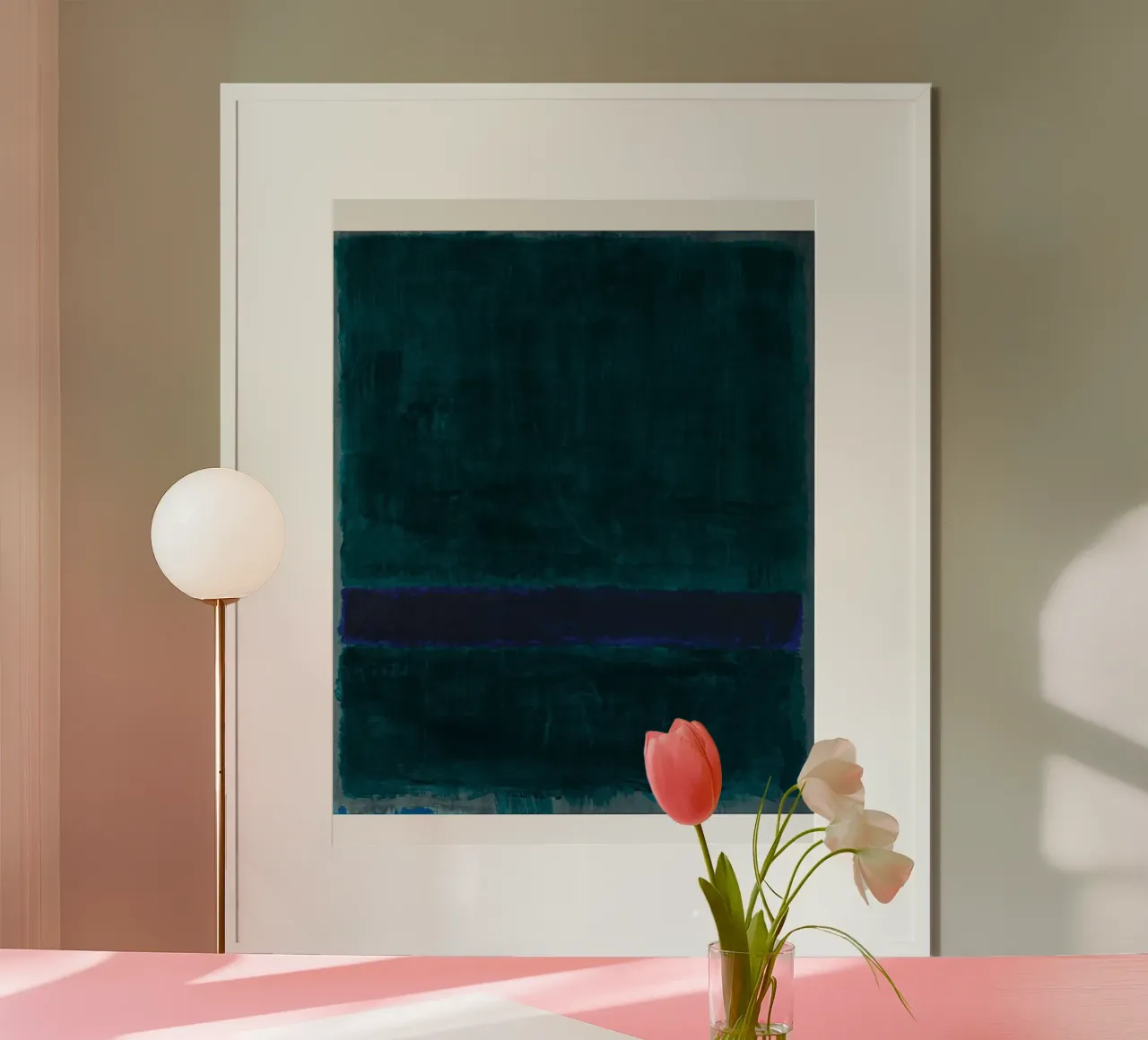 MARK ROTHKO VERT, BLEU, VERT poster de Fredrick Miller