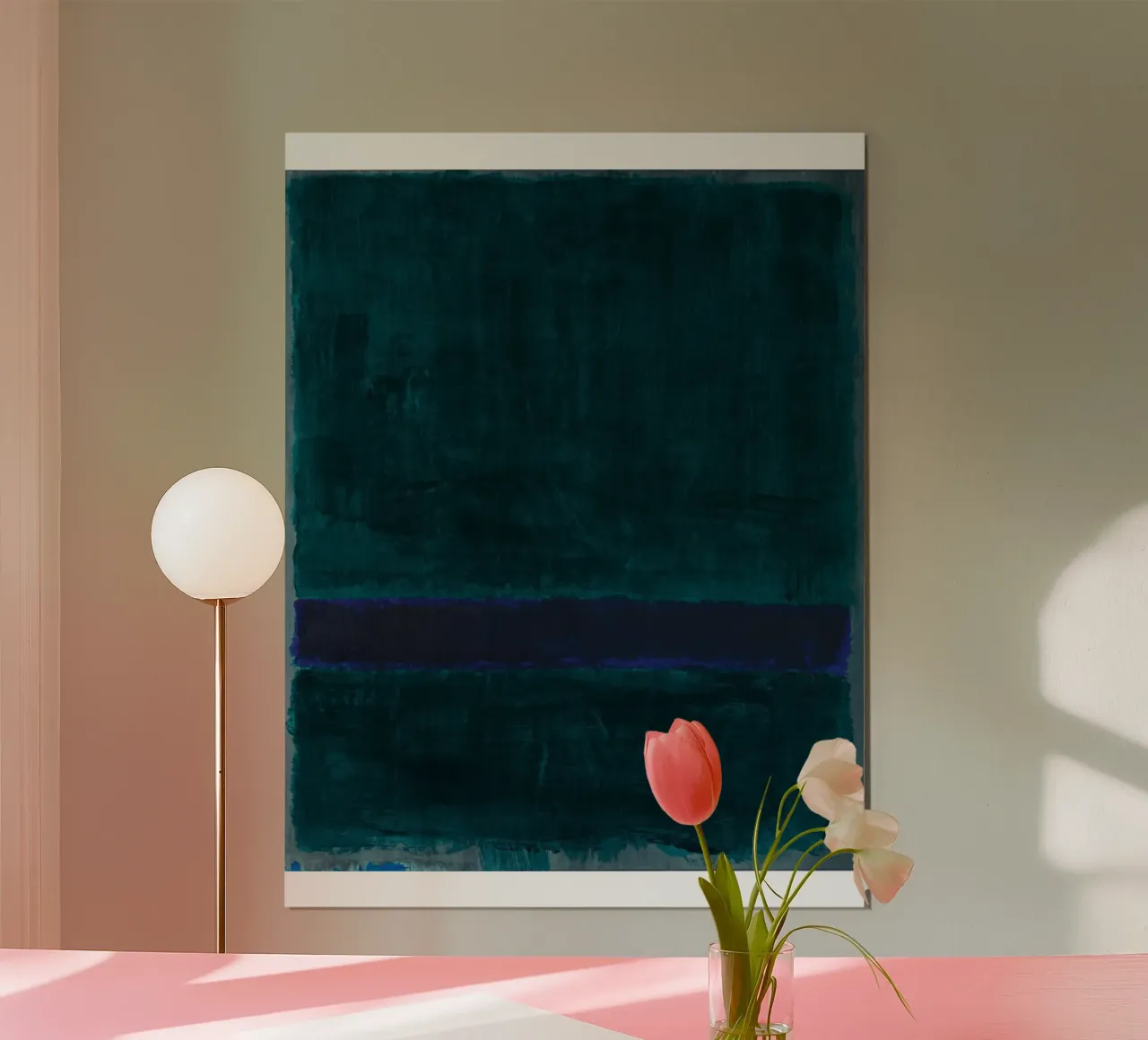 MARK ROTHKO VERT, BLEU, VERT poster de Fredrick Miller