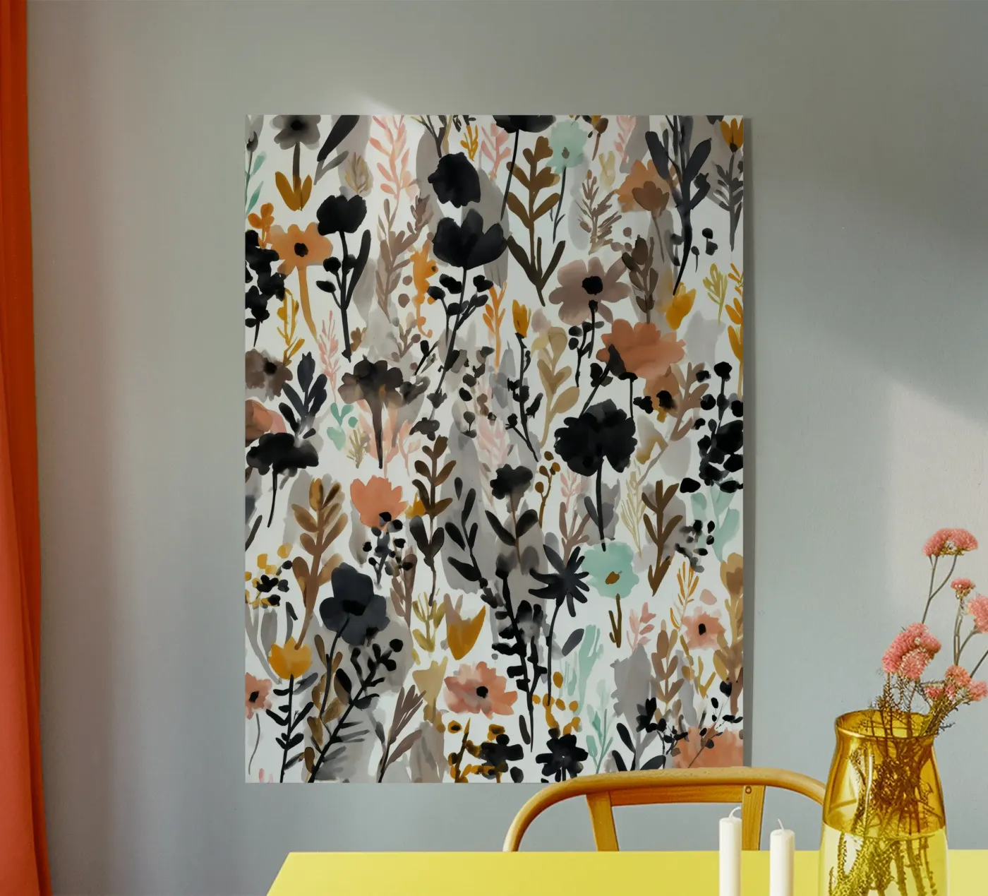 Wild Bloom Wash plexiglass da Sophia Calder Studio