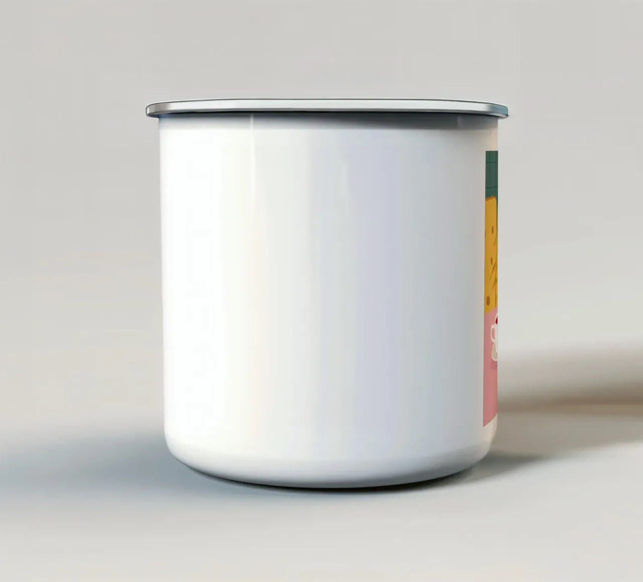 Teiera a righe Stillness tazza in smalto da Bruce Juice