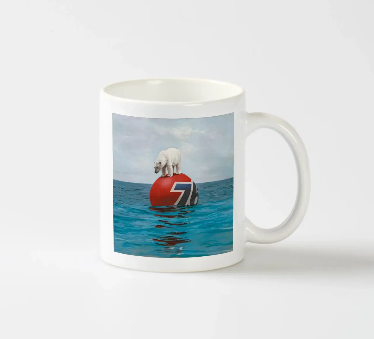 Stampa di Josh Keyes Drift tazza in ceramica da Trudeau Art Galley