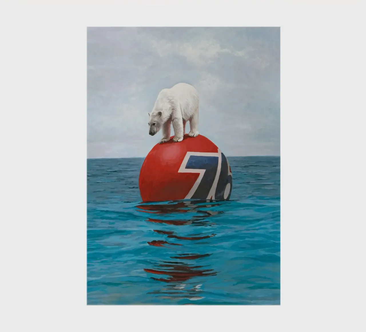 Josh Keyes Drift Print notebook by Trudeau Art Galley