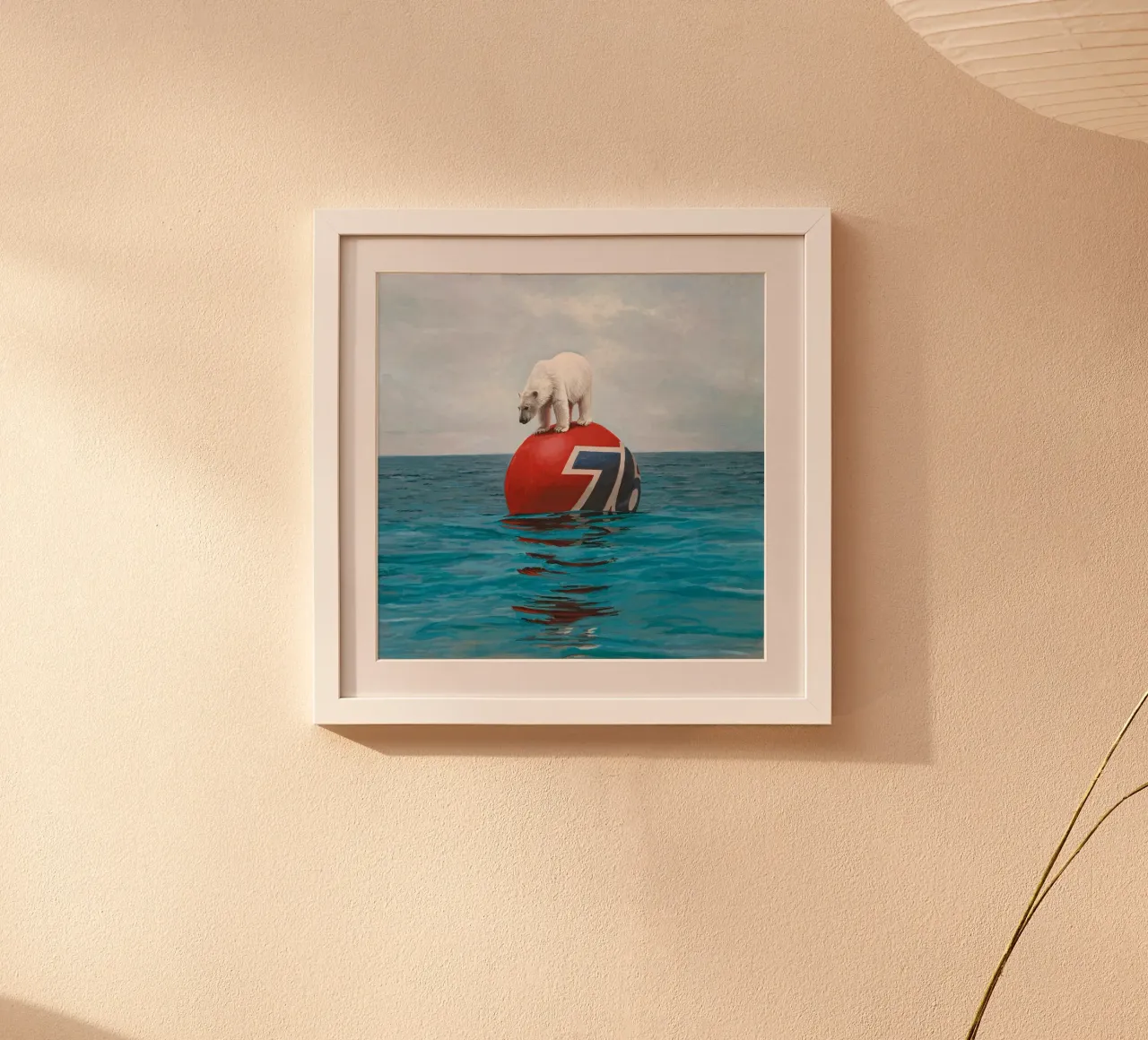 Stampa di Josh Keyes Drift poster con telaio in plastica da Trudeau Art Galley