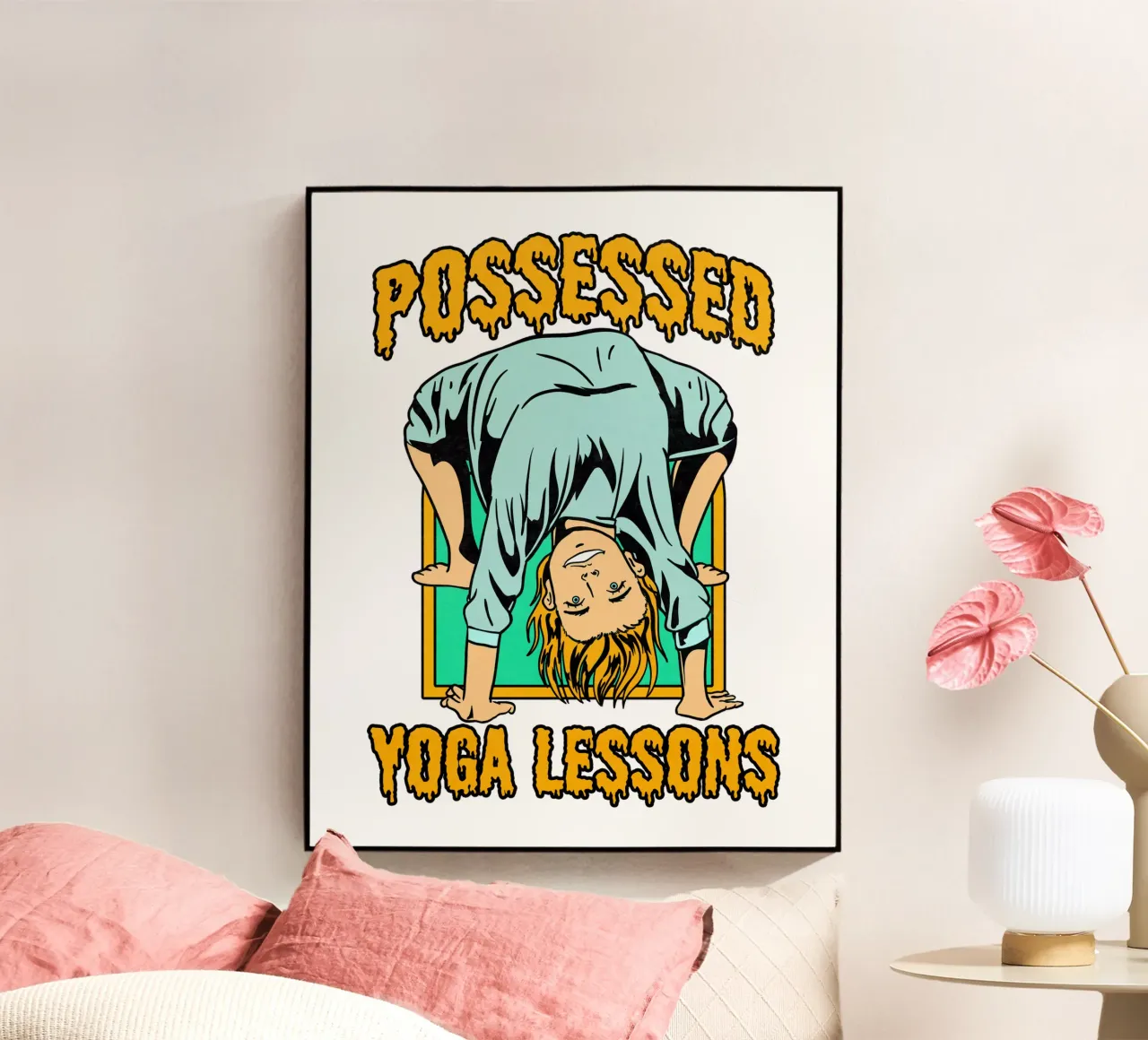 POSSESSED YOGA LESSONS plexiglass da edsonramosart