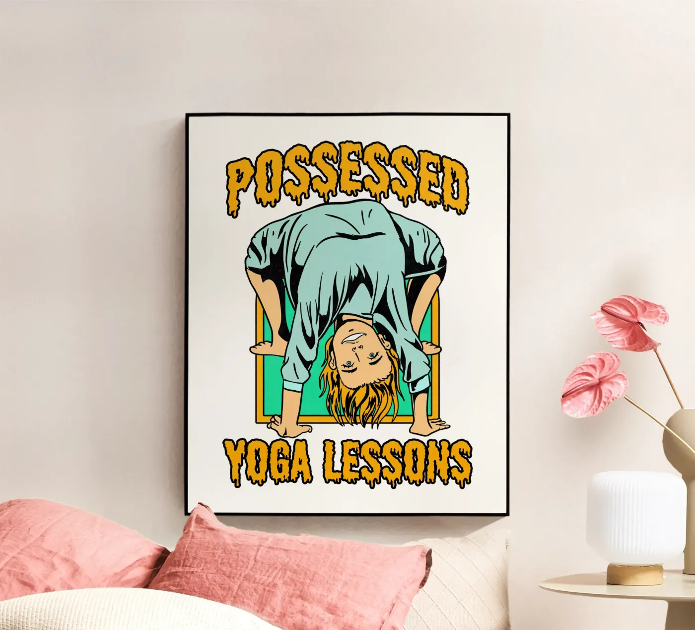 POSSESSED YOGA LESSONS plexiglass da edsonramosart