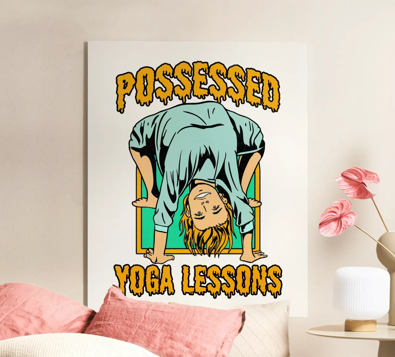 POSSESSED YOGA LESSONS plexiglass da edsonramosart