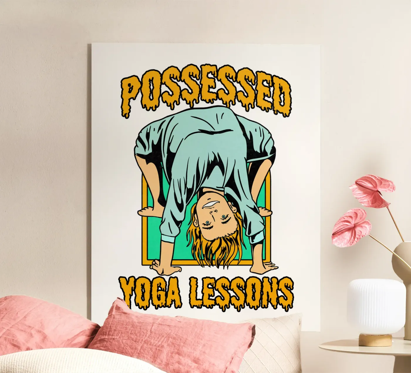 POSSESSED YOGA LESSONS plexiglass da edsonramosart