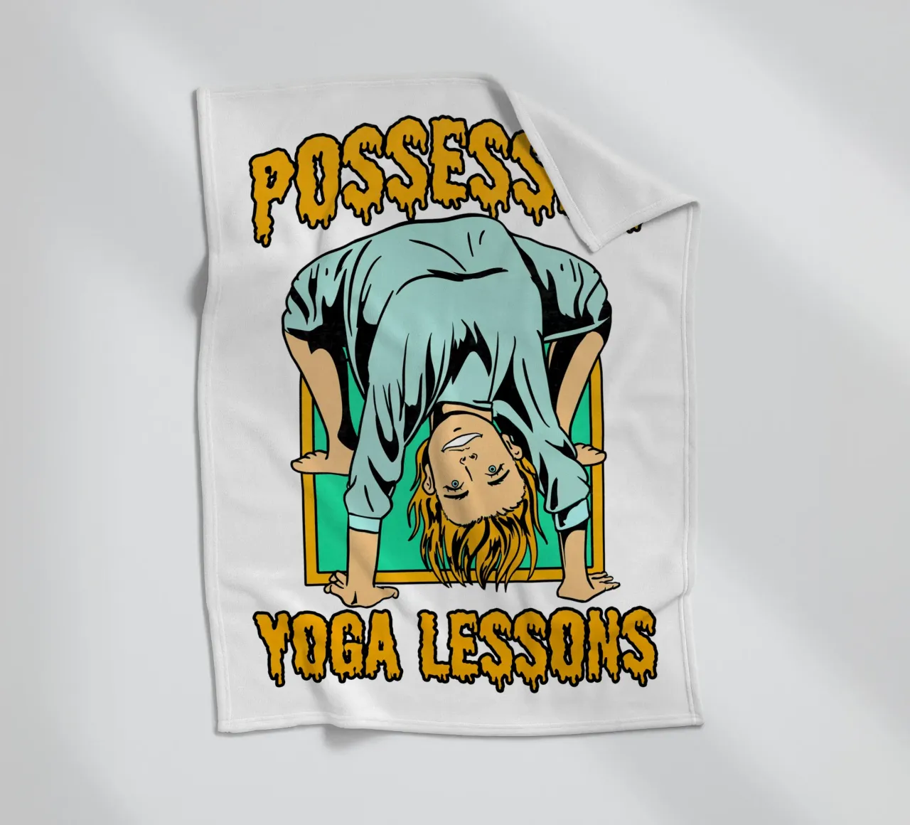 POSSESSED YOGA LESSONS coperta in pile da edsonramosart