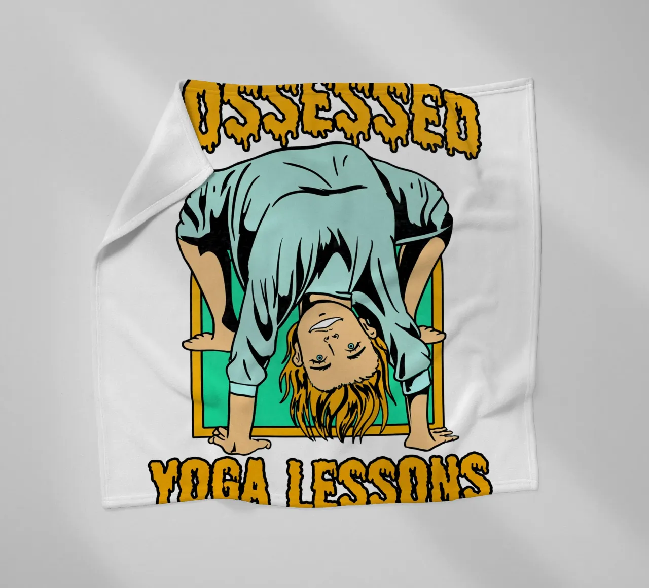 POSSESSED YOGA LESSONS coperta in pile da edsonramosart