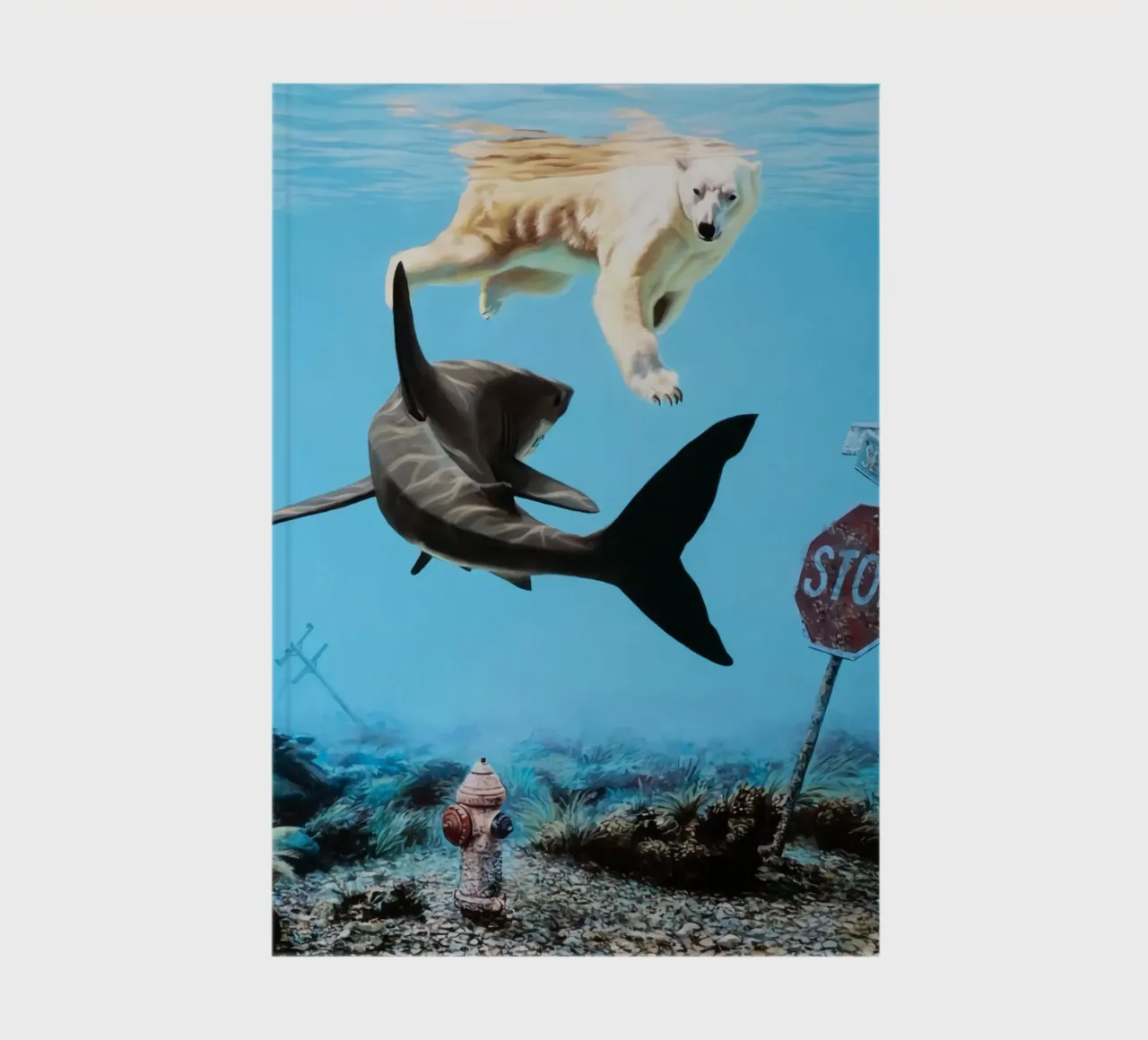 Josh Keyes Turbulence notebook by Trudeau Art Galley