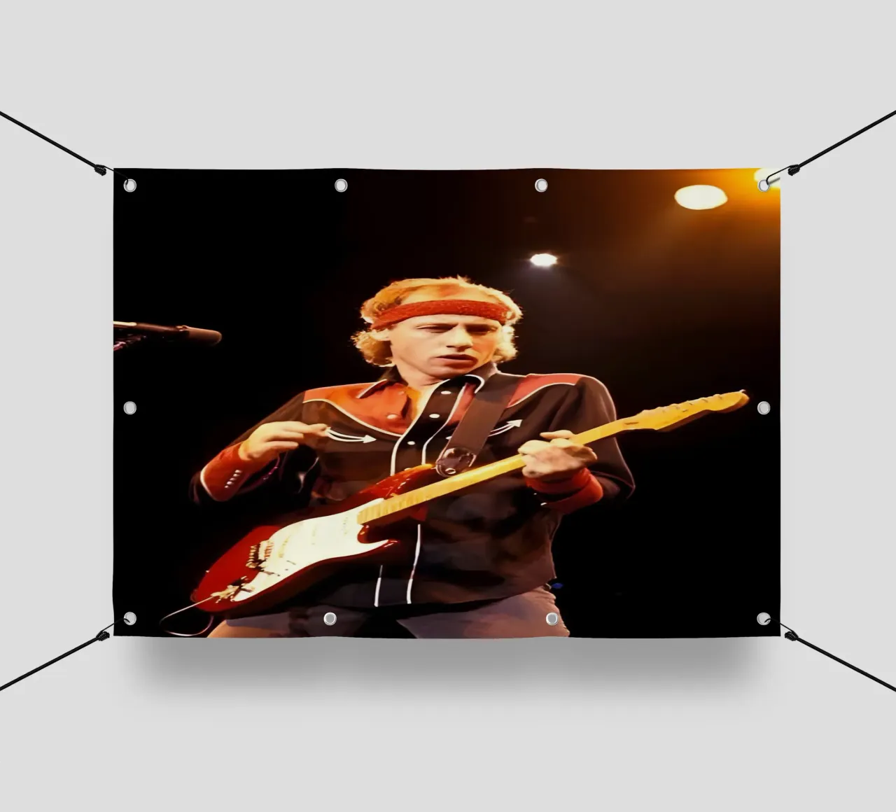 Mark Knopfler telo in pvc da Low poly art