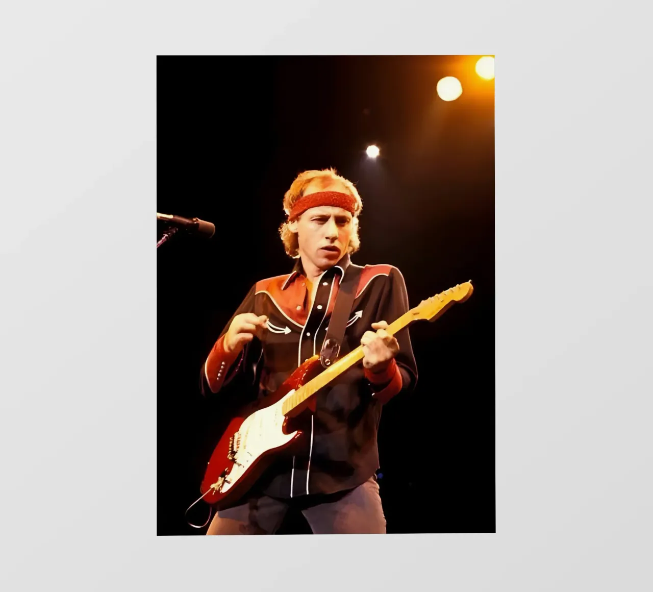 Mark Knopfler telo in pvc da Low poly art
