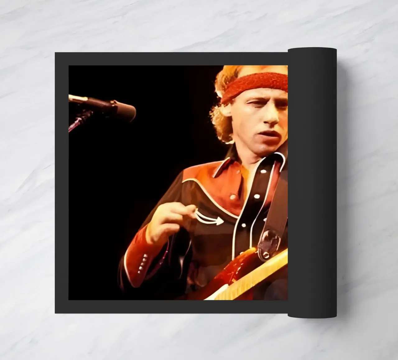 Mark Knopfler zerbino da Low poly art