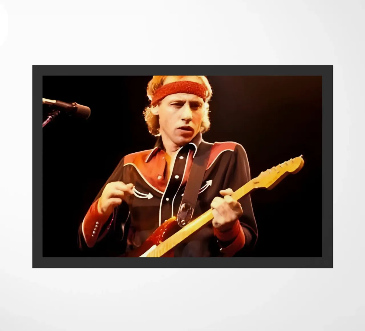 Mark Knopfler zerbino da Low poly art