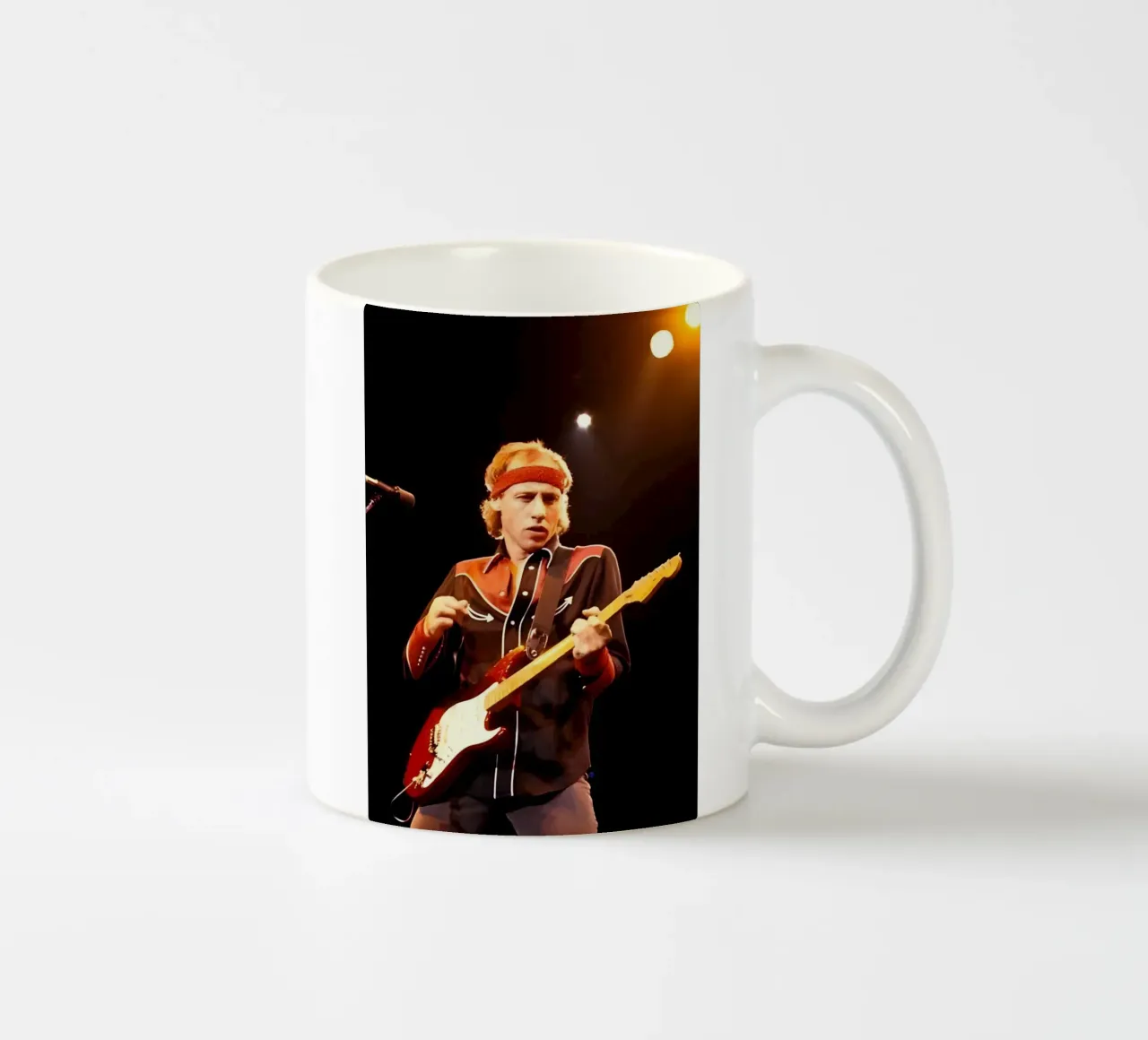 Mark Knopfler tazza in ceramica da Low poly art