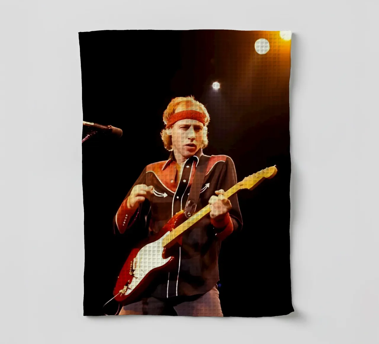 Mark Knopfler canovaccio da cucina da Low poly art