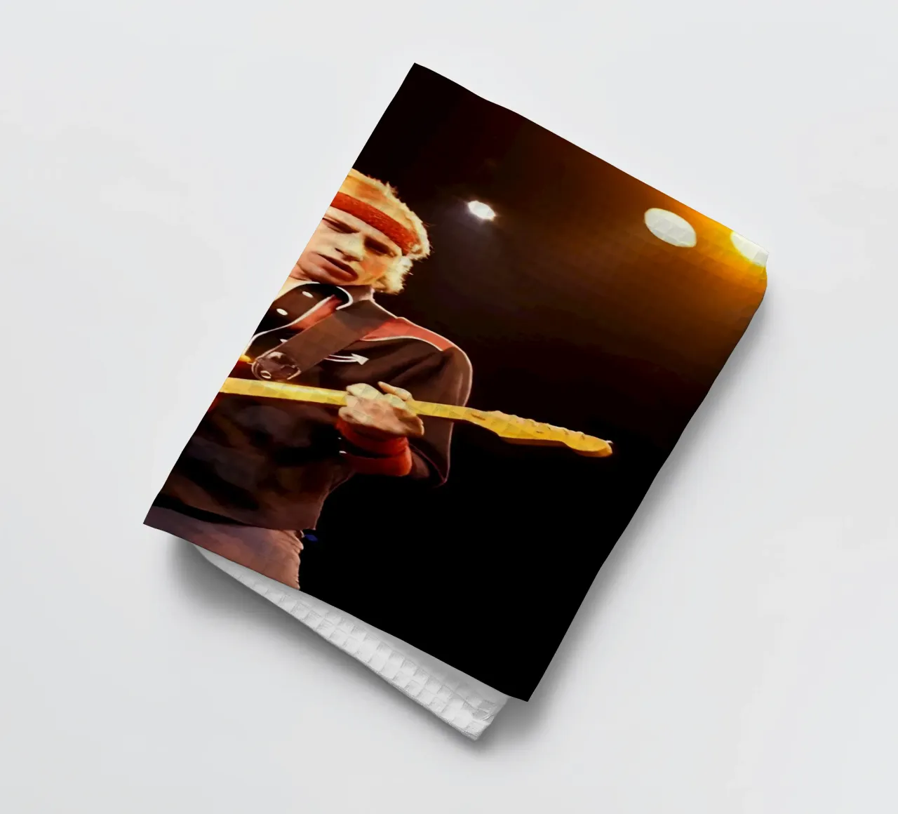 Mark Knopfler canovaccio da cucina da Low poly art