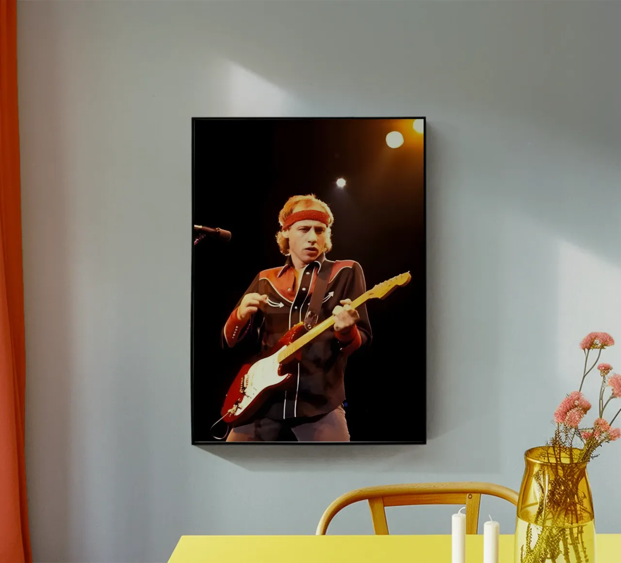 Mark Knopfler plexiglass da Low poly art
