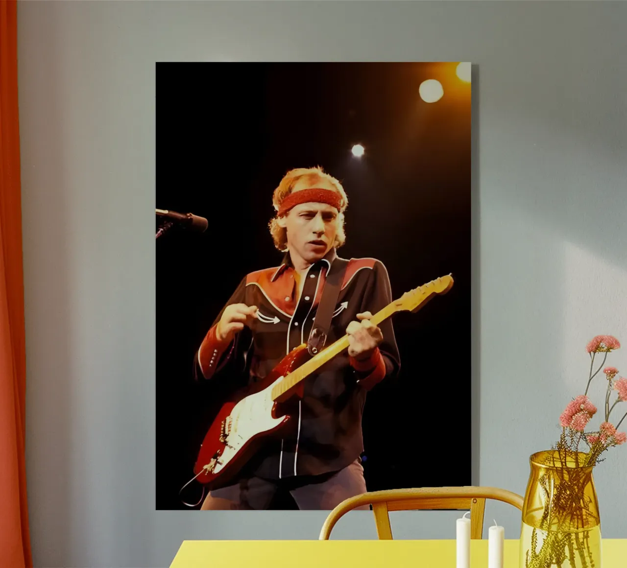 Mark Knopfler plexiglass da Low poly art