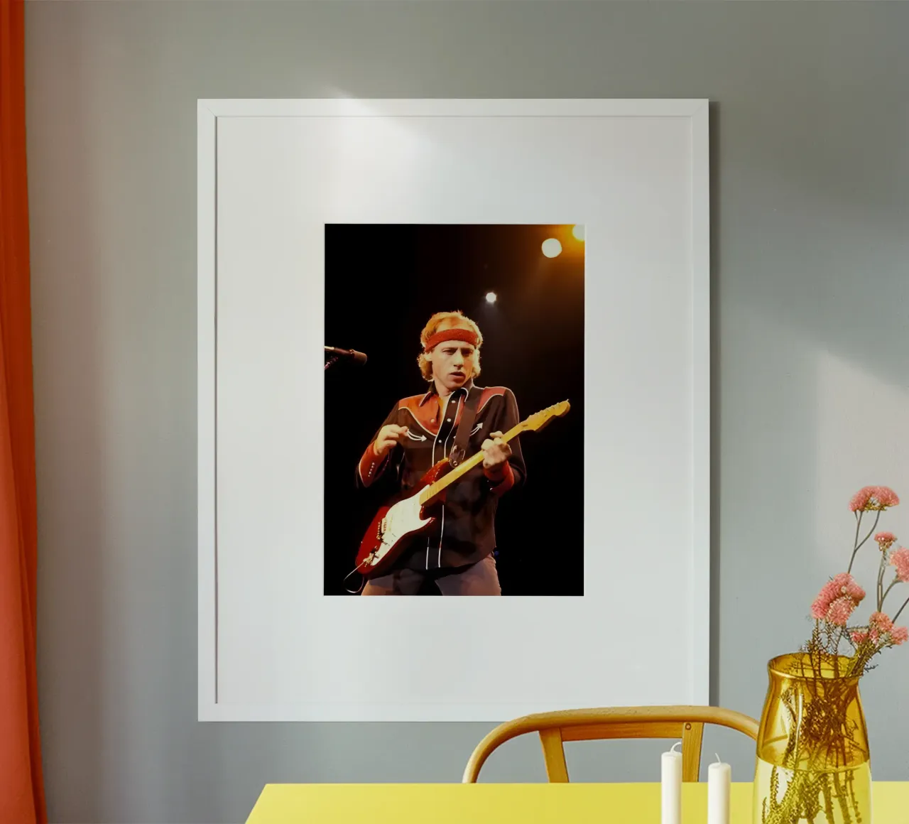 Mark Knopfler poster da Low poly art