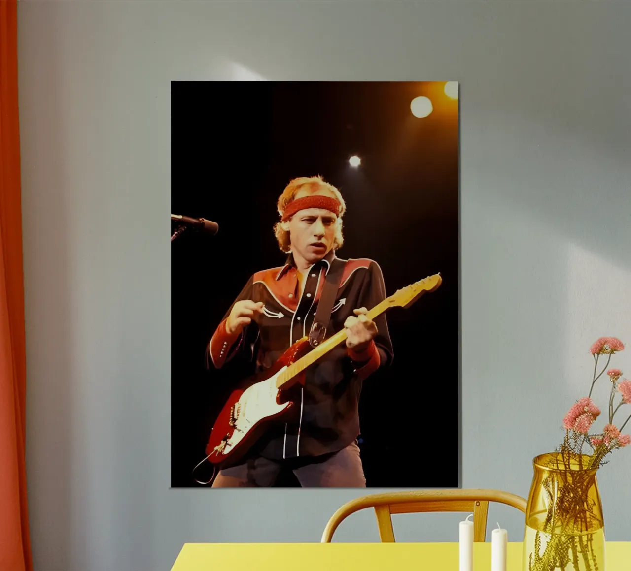 Mark Knopfler poster da Low poly art