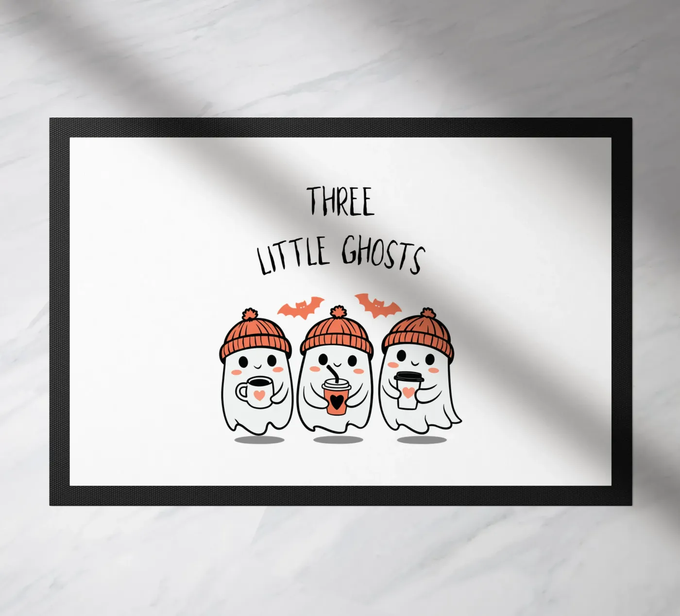 TRE PICCOLI FANTASMI zerbino da ArtDesign by KBK