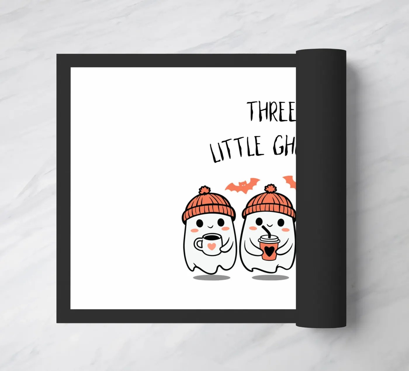 TRE PICCOLI FANTASMI zerbino da ArtDesign by KBK