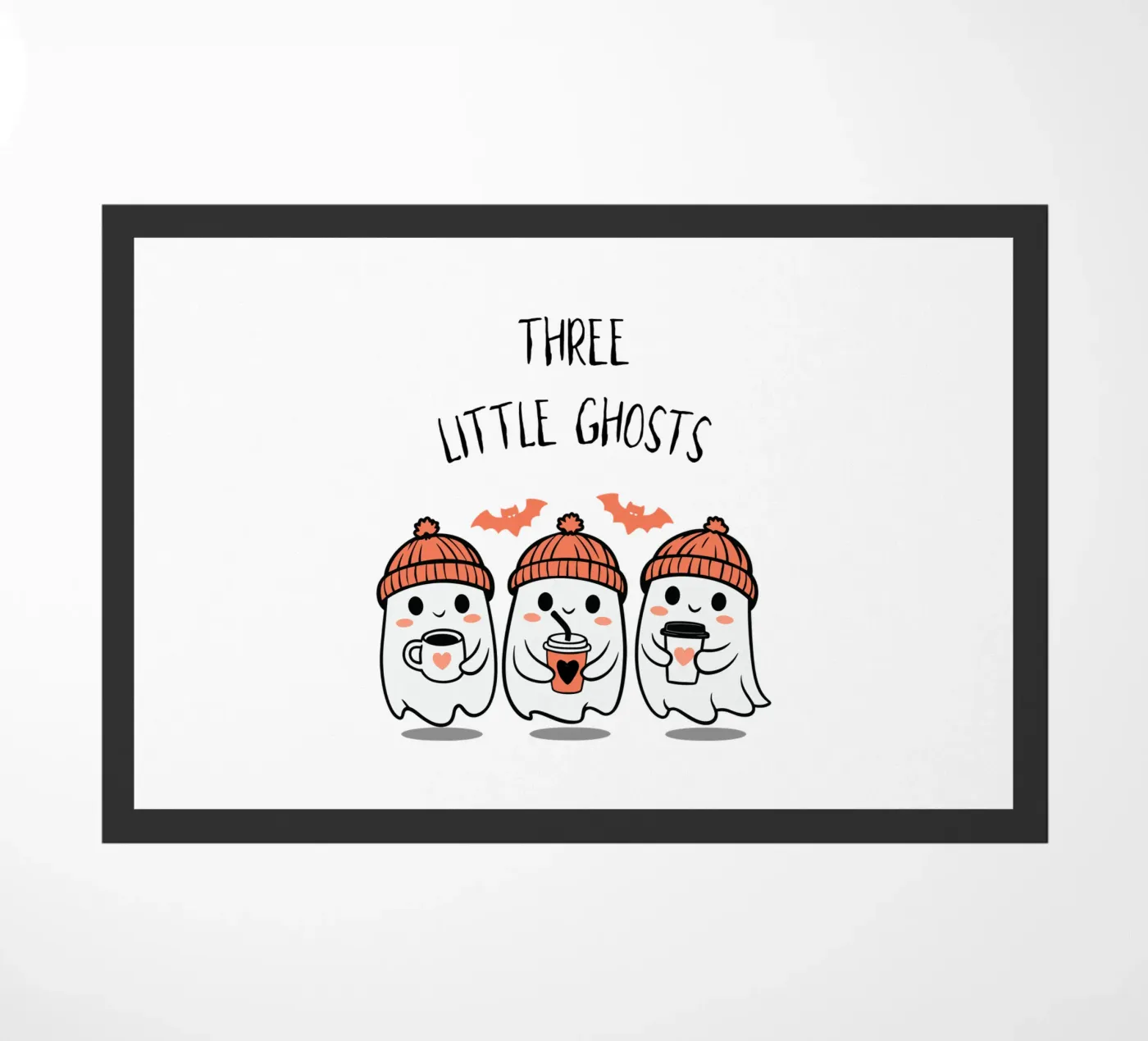 TRE PICCOLI FANTASMI zerbino da ArtDesign by KBK