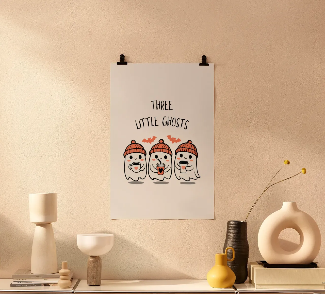 TRE PICCOLI FANTASMI poster da ArtDesign by KBK