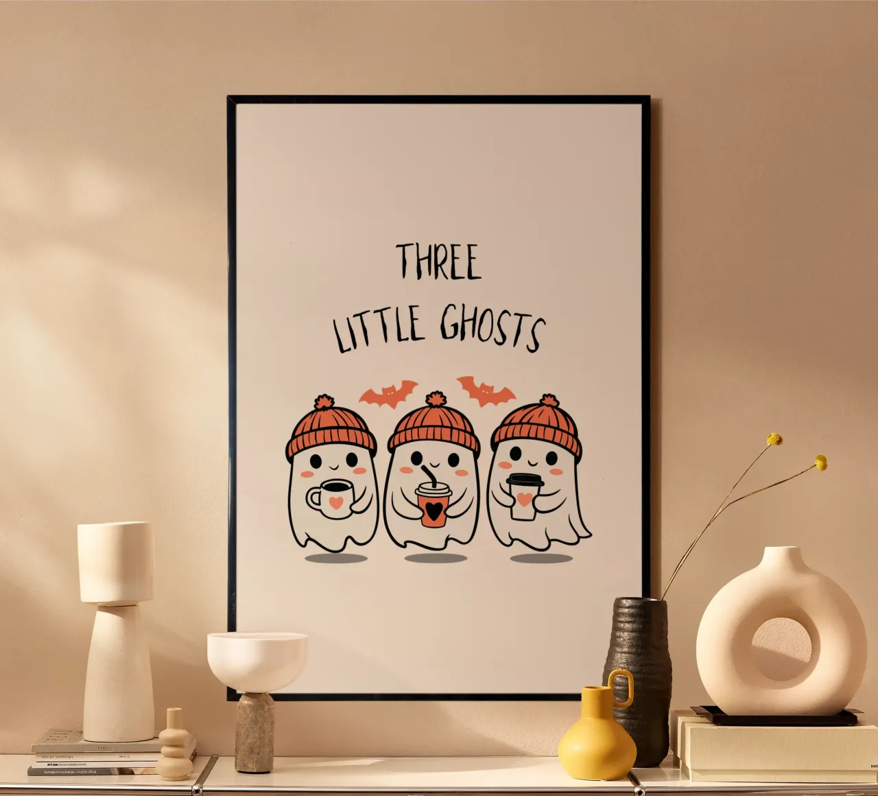 TRE PICCOLI FANTASMI poster da ArtDesign by KBK