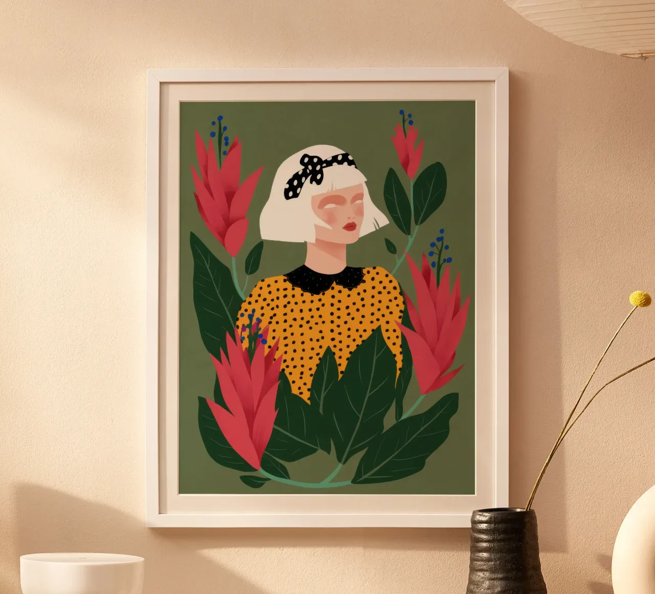 Leopard Print Poise poster by Bruce Juice