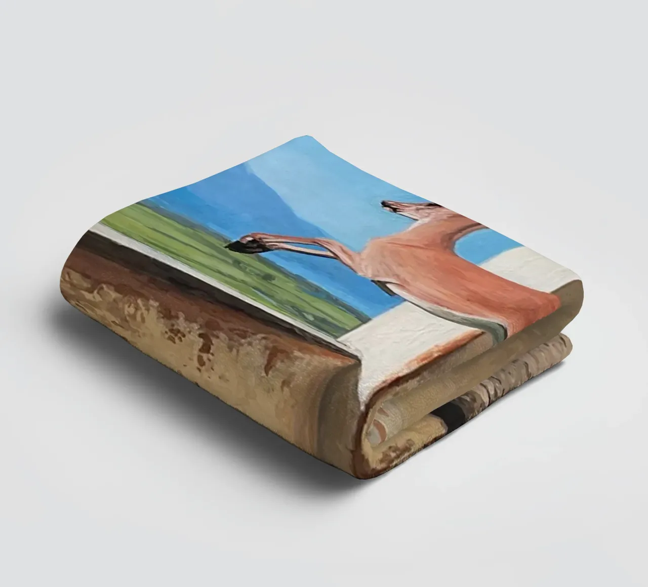 Josh Keyes Inside Out towel by Trudeau Art Galley