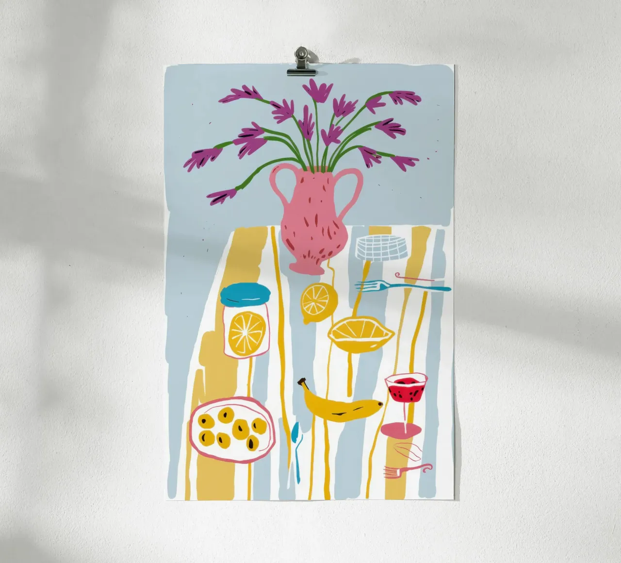 Limonata e fiori poster da Bruce Juice