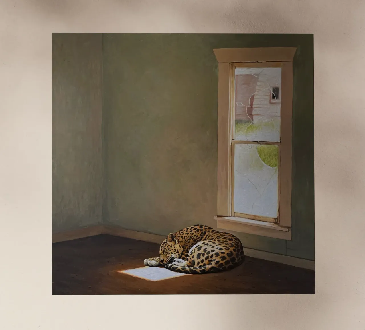 Josh Keyes Macchia solare pellicola backlit da Trudeau Art Galley