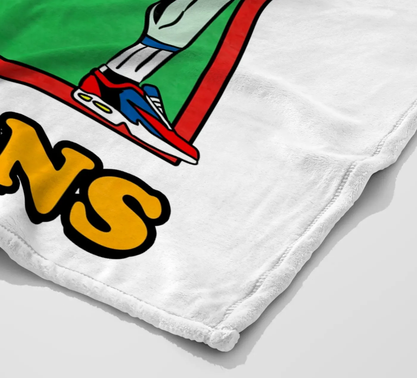 Exercise fleece blanket by edsonramosart