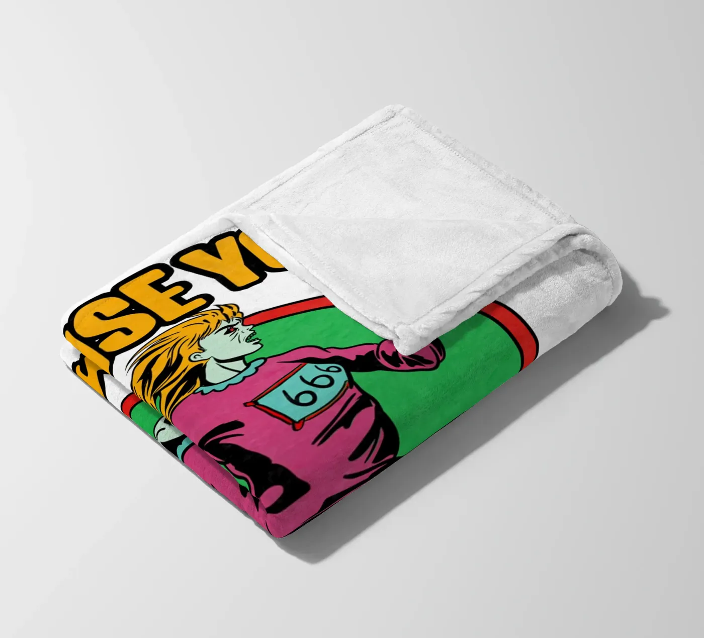 Exercise fleece blanket by edsonramosart