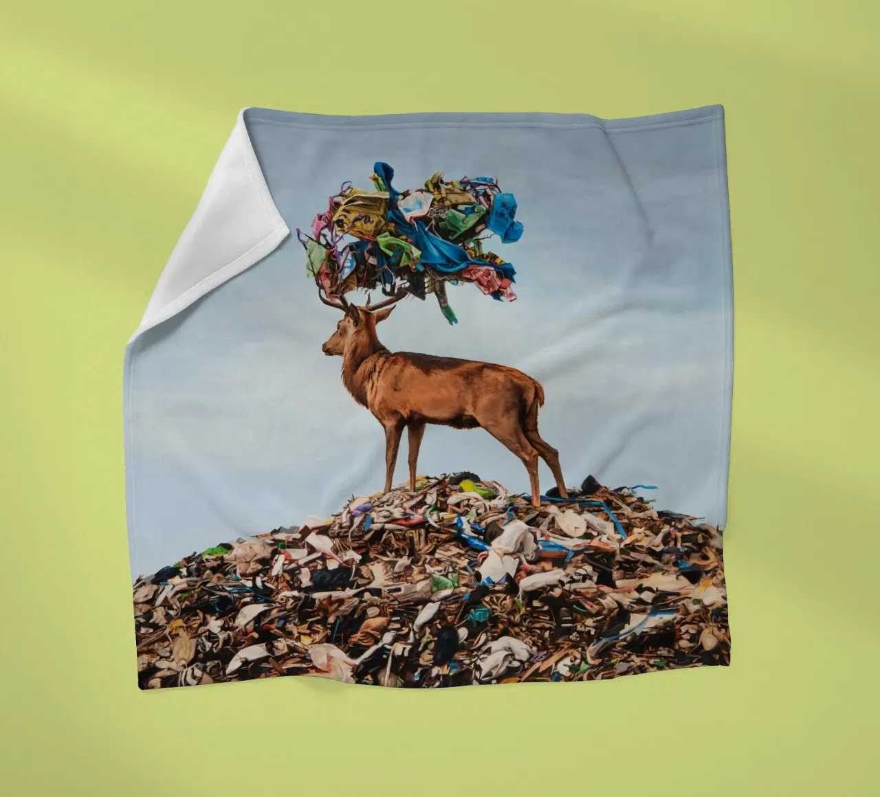 Corona Josh Keyes coperta in pile da Trudeau Art Galley
