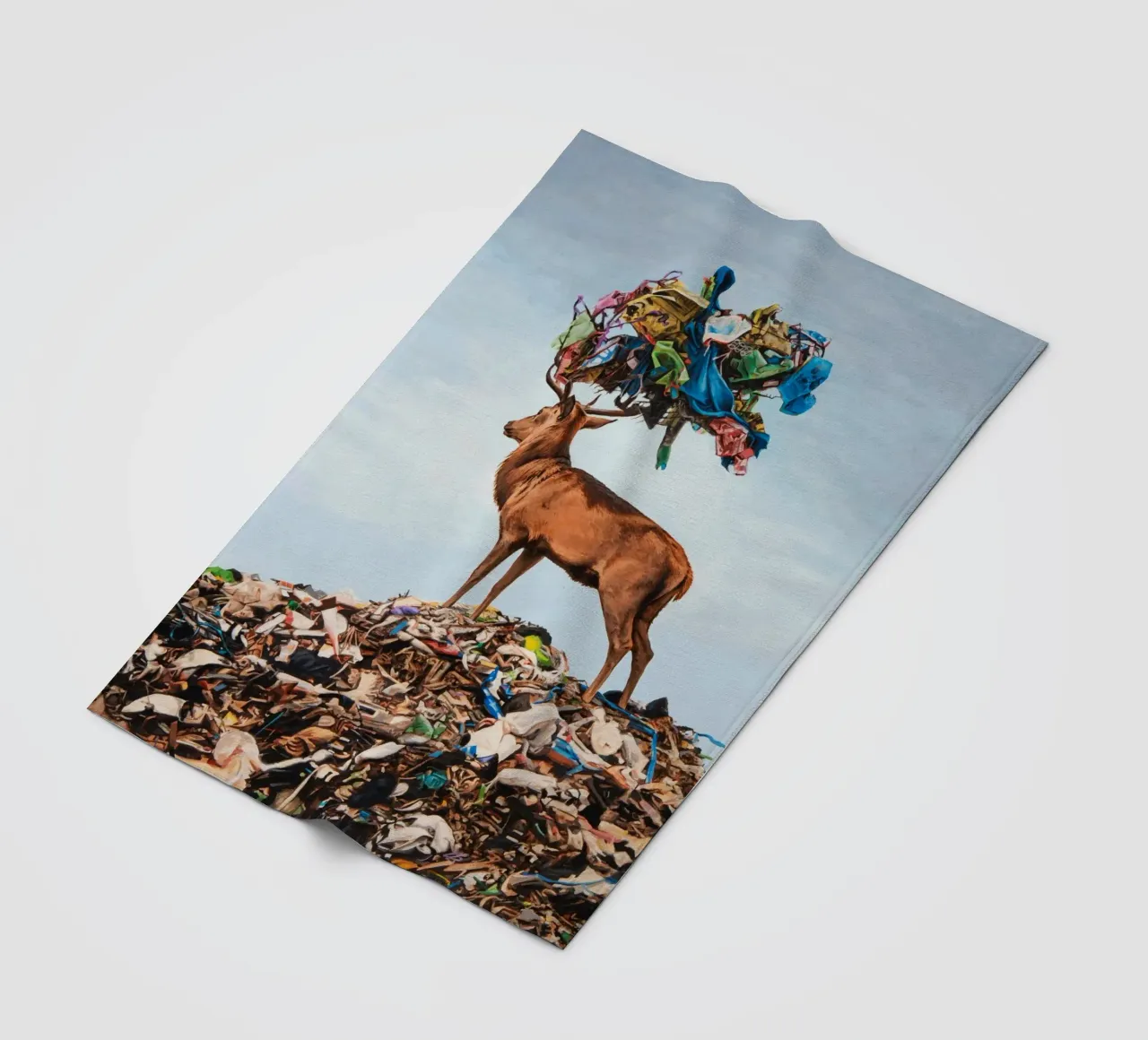 Corona Josh Keyes coperta in pile da Trudeau Art Galley