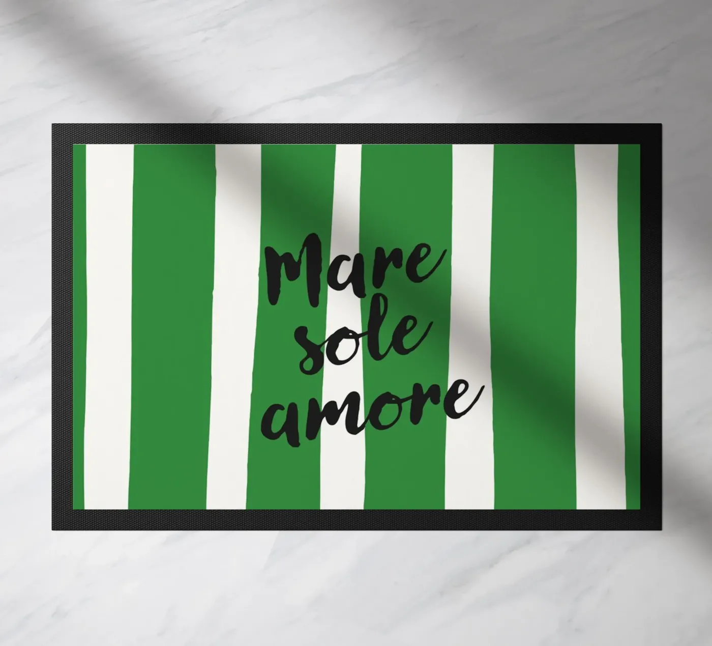 Mare Sole Amore doormat by Attaboy Dsgn