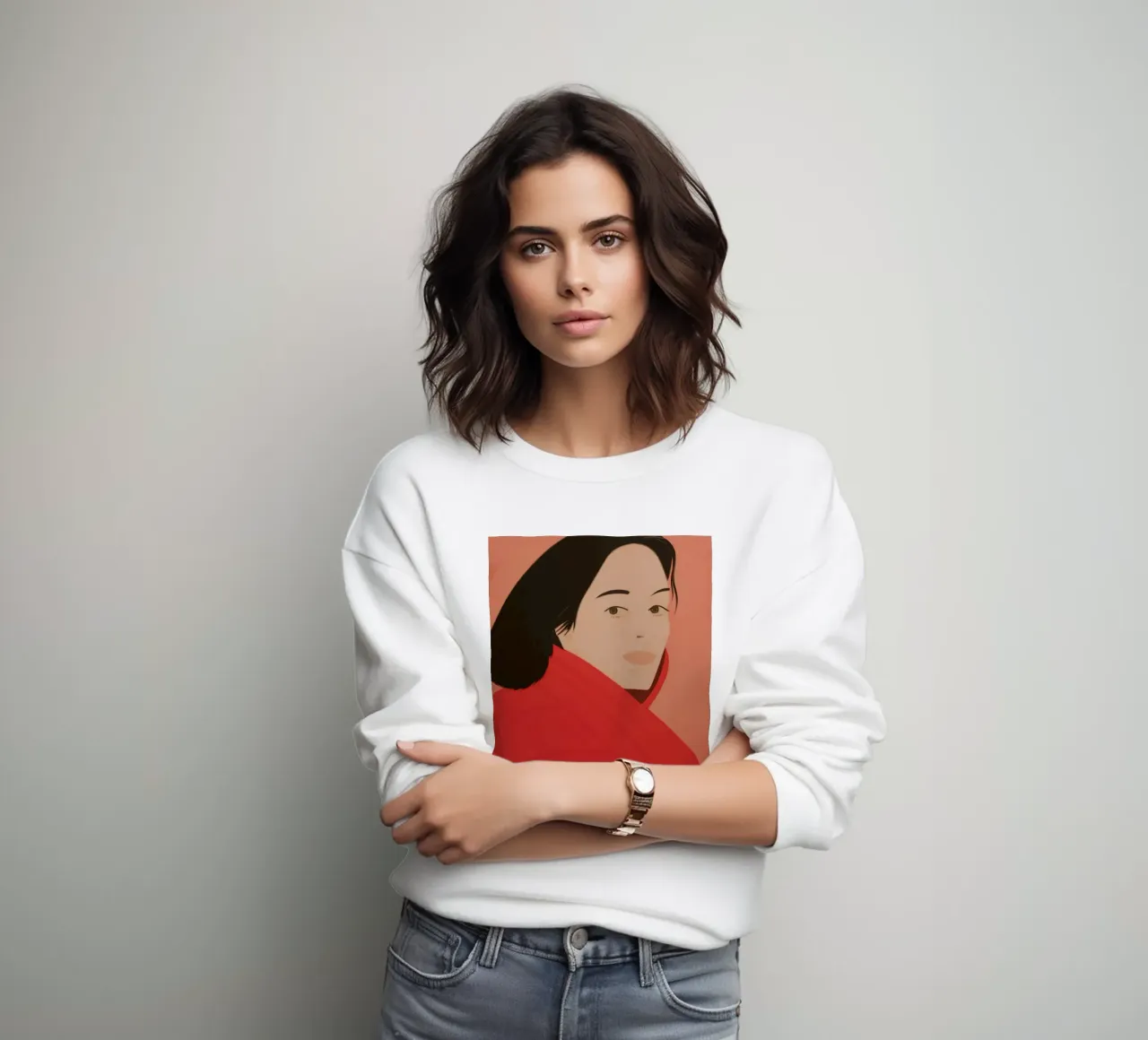 Alex Katz Giornata di brezza felpa da Marcobarshop