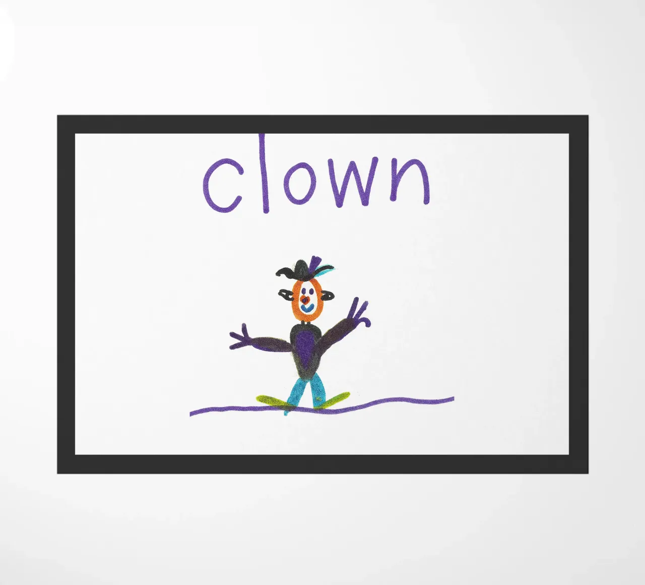 CLOWN auf dem Hochseil im Zirkus zerbino da Vintage Van Gogh