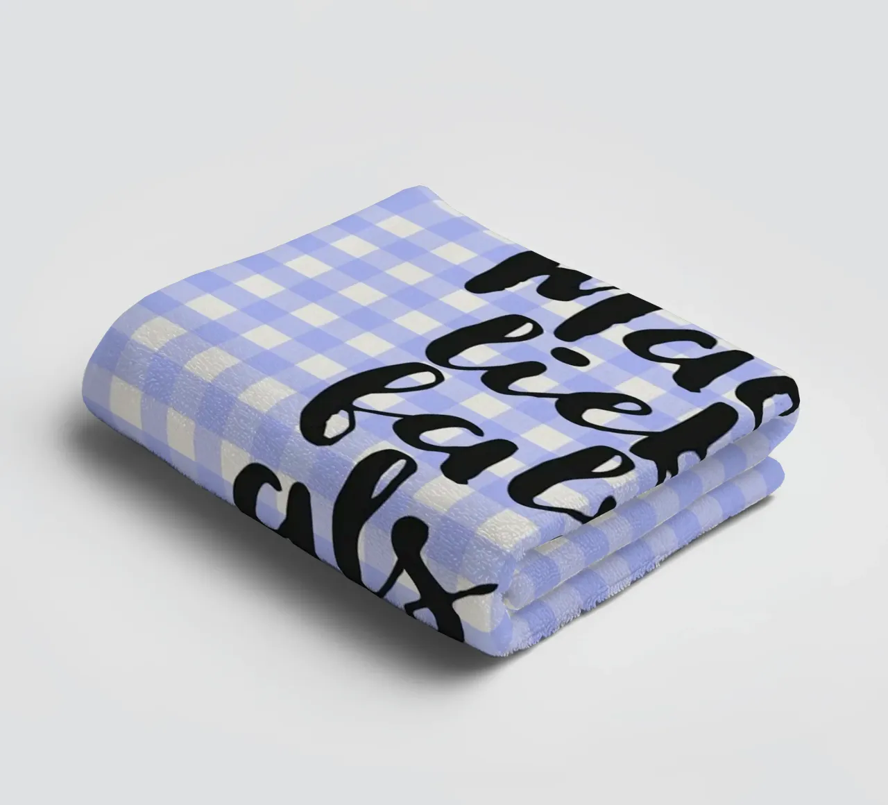 Better to do it wrong than never! towel by Attaboy Dsgn