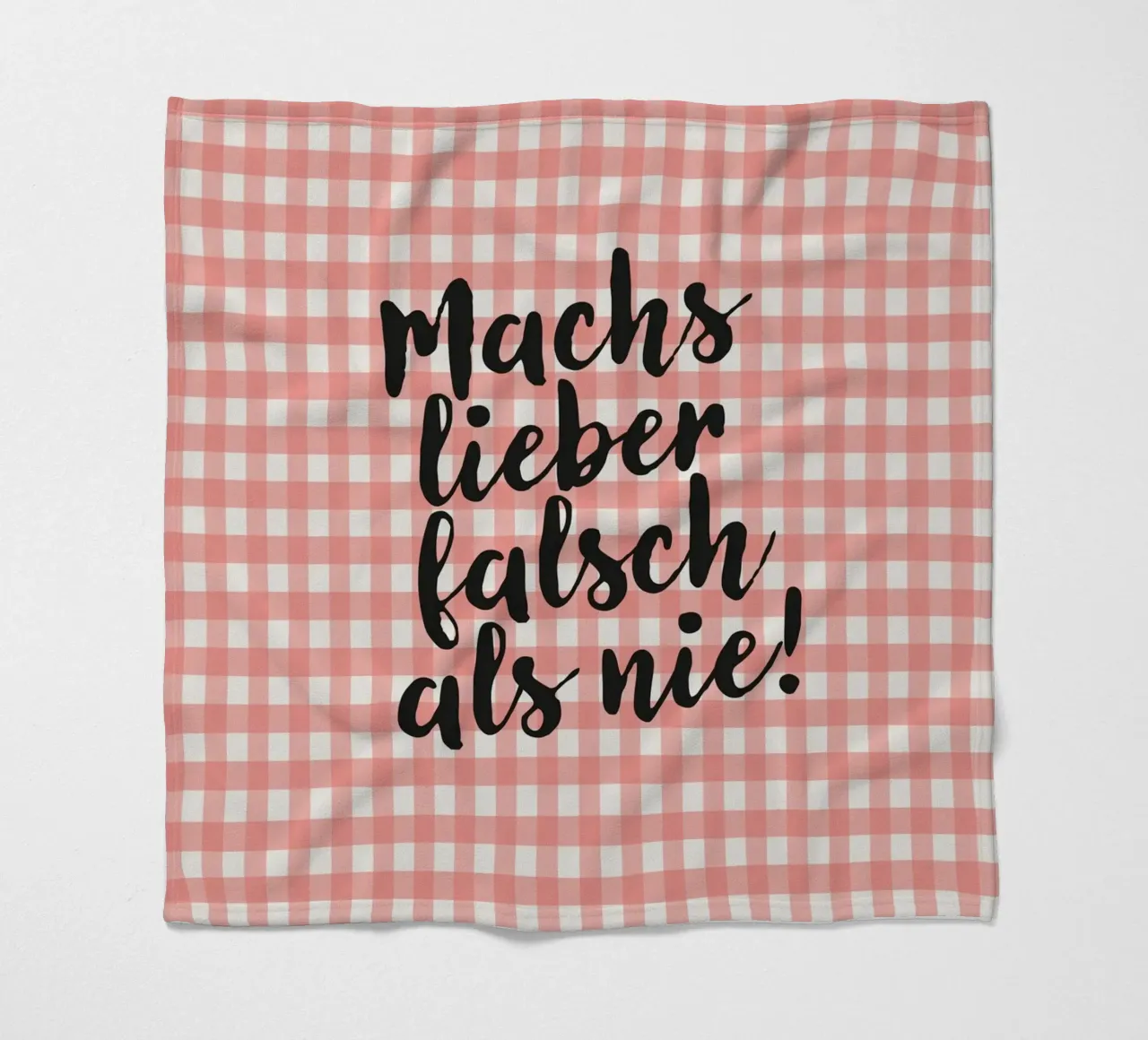Machs lieber falsch als nie! coperta in pile da Attaboy Dsgn