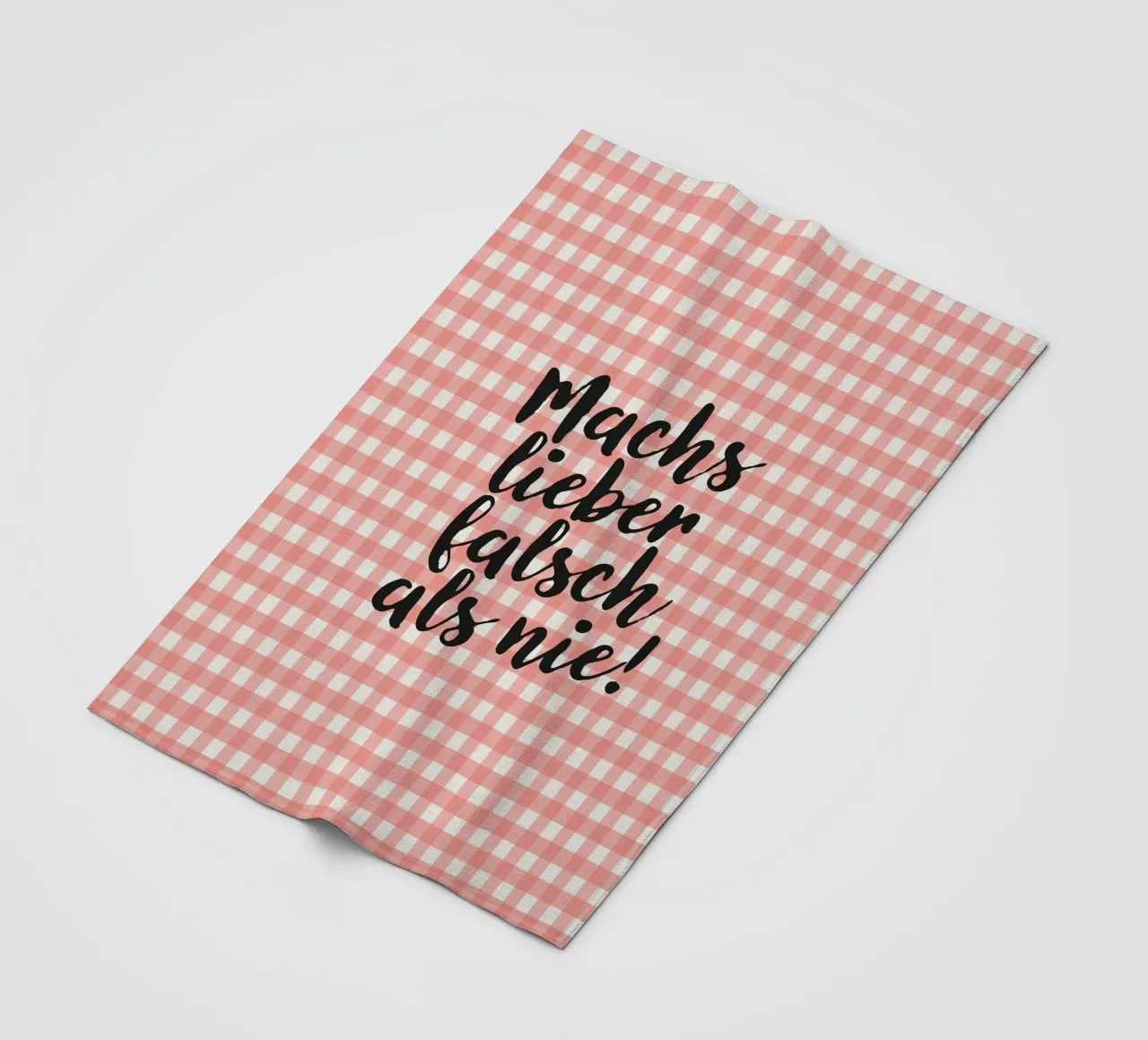 Machs lieber falsch als nie! coperta in pile da Attaboy Dsgn