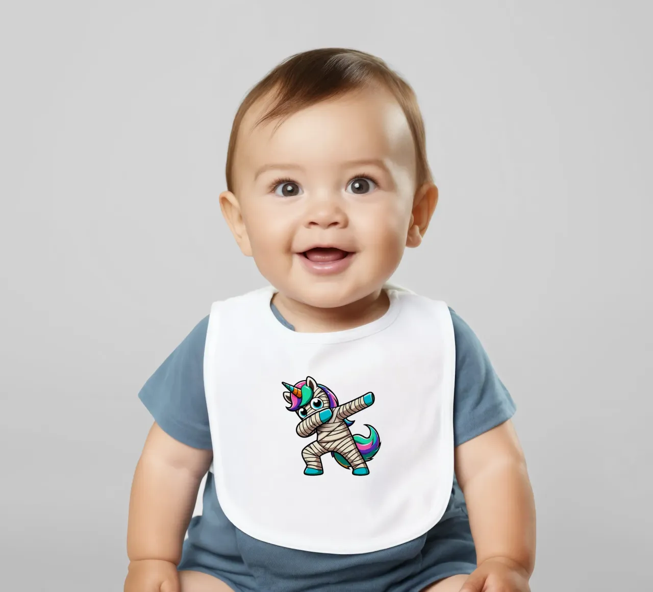 Unicorn Mummy bavaglino da edsonramosart