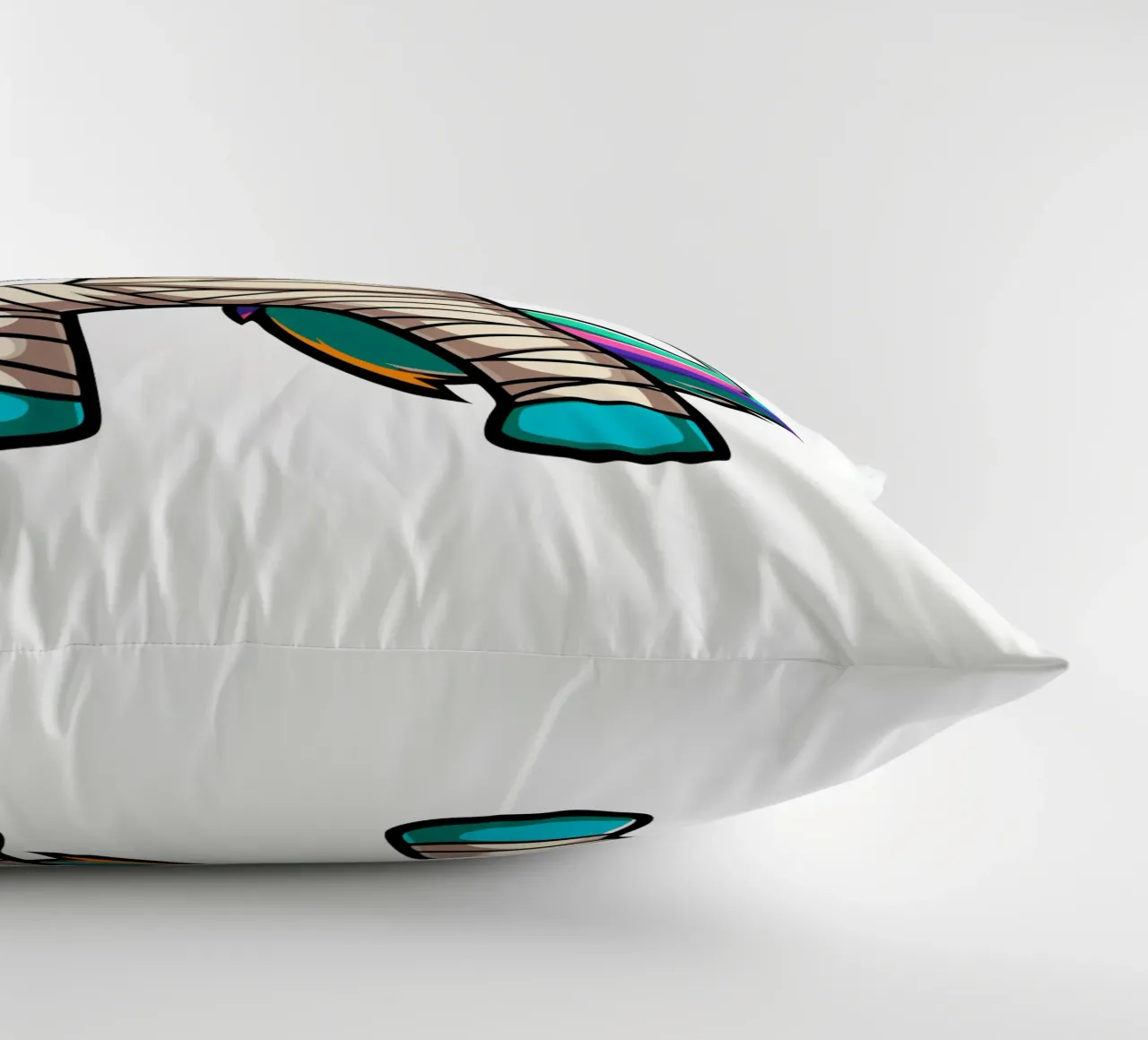 Unicorn Mummy cuscino da edsonramosart