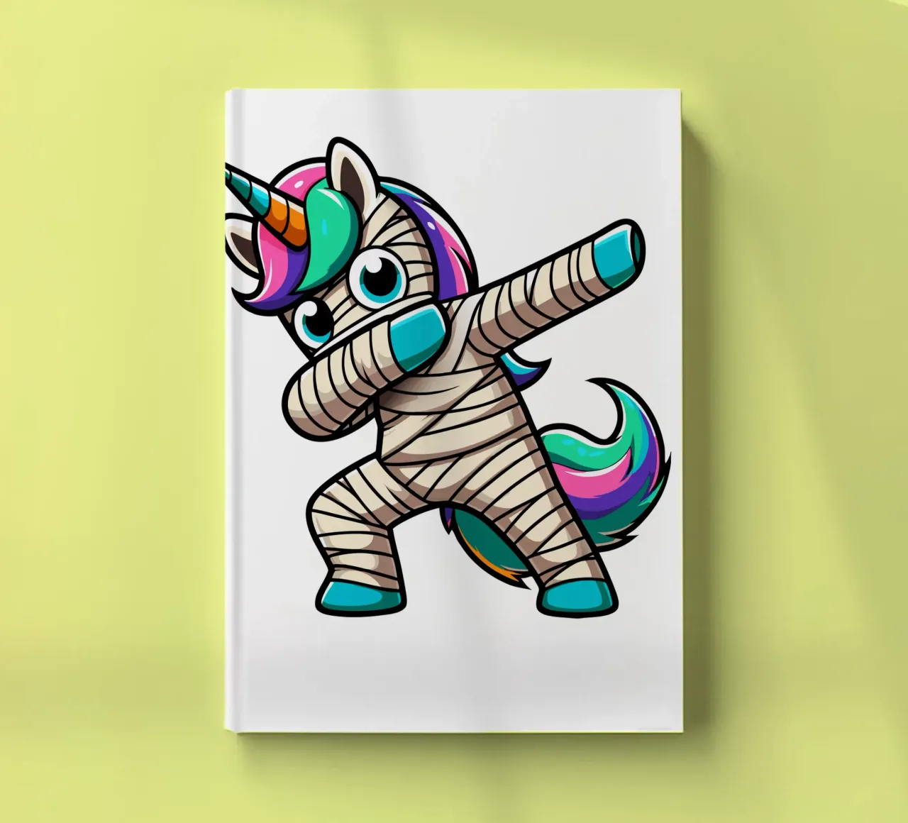 Unicorn Mummy notebook by edsonramosart