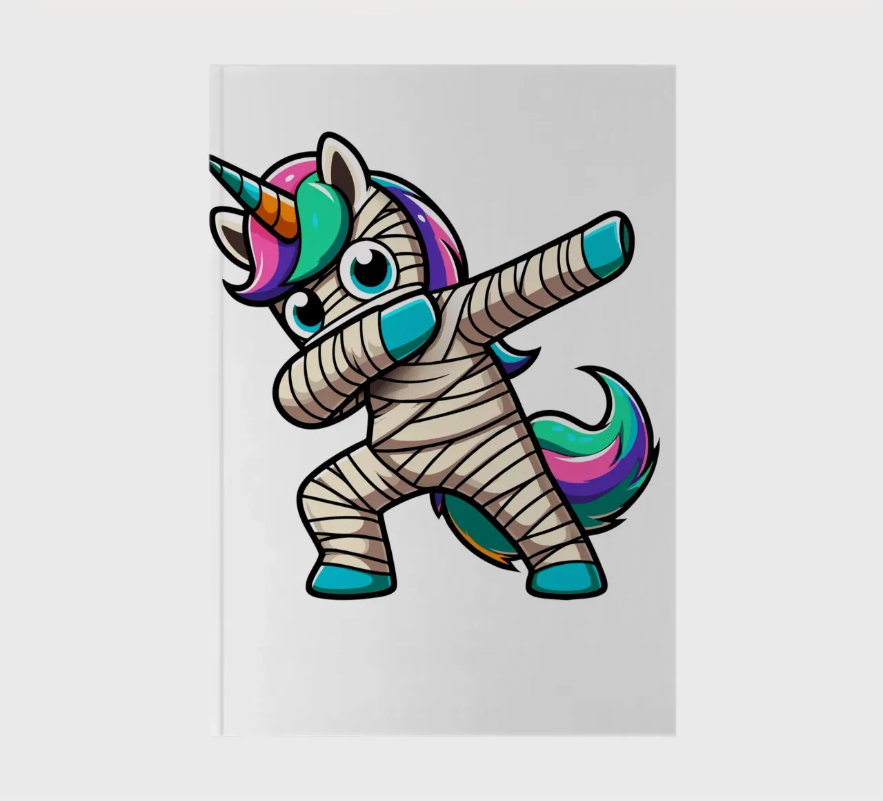 Unicorn Mummy notebook by edsonramosart