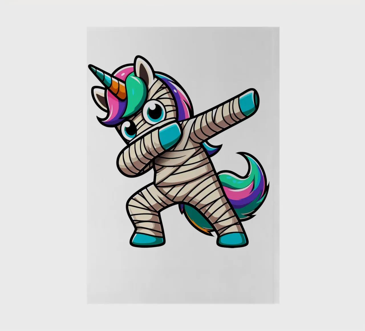 Unicorn Mummy notebook by edsonramosart